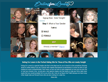 Tablet Screenshot of datingforloners.com